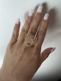 Hello Kitty Iced Out Ring